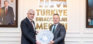 KTSO Başkanı Kamacıoğlu, TİM Başkanı Gülle ile görüştü