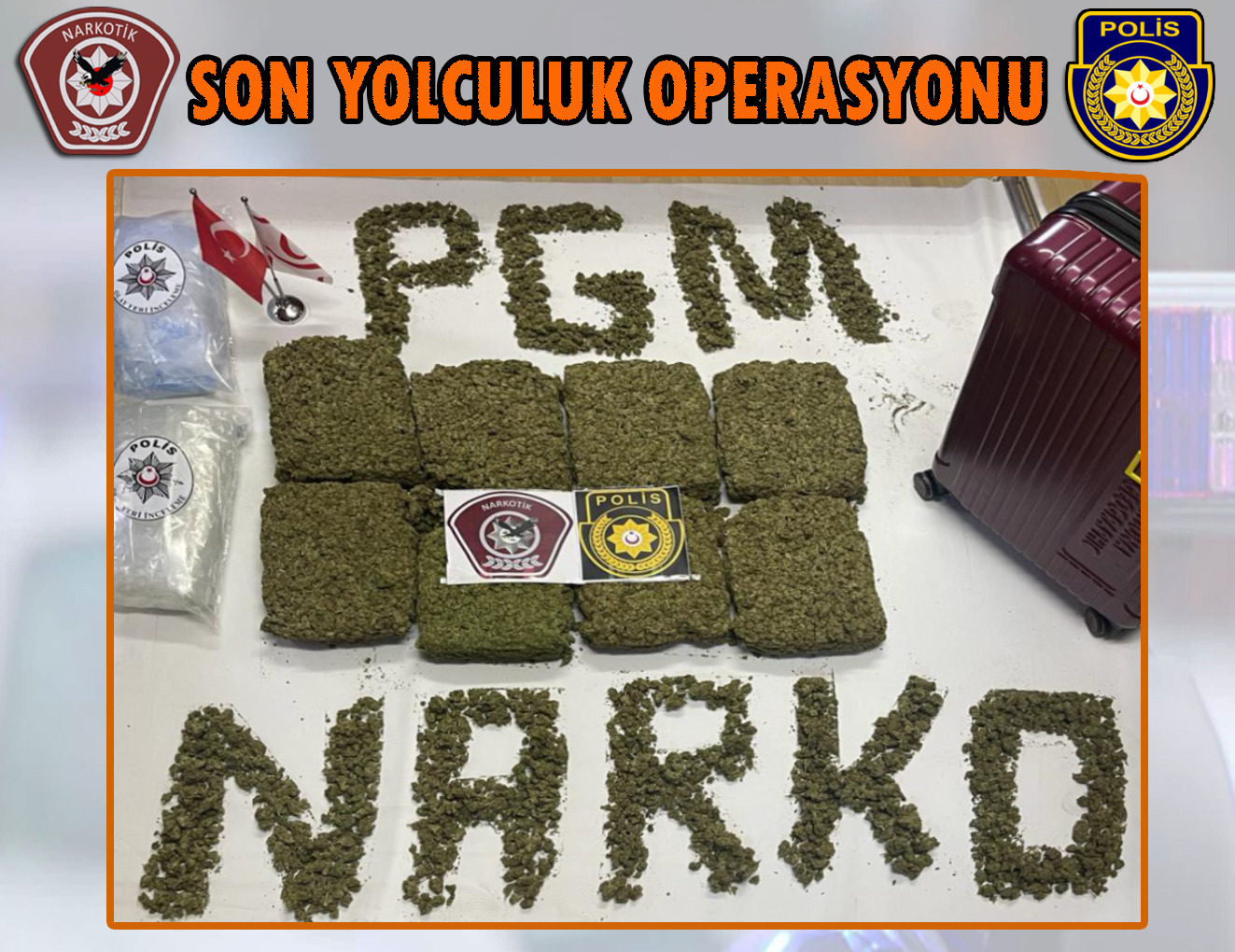 Narkotik geçit vermedi!