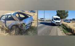 Dikmen-Lefkoşa anayolunda meydana gelen trafik kazasında 1 kişi yaralandı