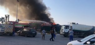 Yeniboğaziçi Belediyesi Plajı’nda yangın!