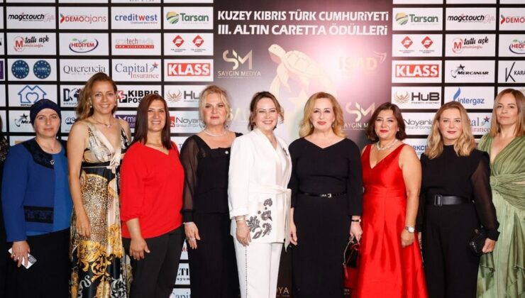 Kuzey Kıbrıs 3. Altın Caretta Yaşam ve Turizm Ödülleri sahiplerine verildi