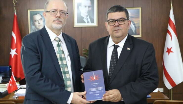 Maliye Bakanı Berova, Ass. Prof. Dr. Ramiz’i kabul etti