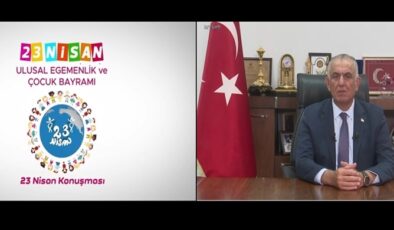 Çavuşoğlu, 23 Nisan Ulusal Egemenlik ve Çocuk Bayramı kutlamaları kapsamında  konuşma yaptı: “Atatürk’ün rehberliği ve ilkeleri ışığında hareket etmek tek hedefiniz olmalı”