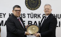 Maliye Bakanı Berova, Mersin Tarsus Organize Sanayi Bölgesi heyetini kabul etti
